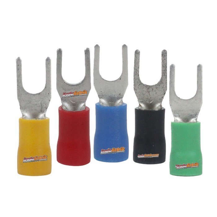 Kabel Skun Y 2.5mm M4 Sekun Garpu CL YF 2 - 4 - ASLI TEMBAGA - Kuning