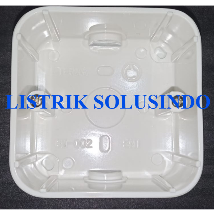 OUTBOW DUS ETERNA ET002 ET 002 OB OUT BOW SAKLAR KOTAK PUTIH 1 GANG ORIGINAL BERKUALITAS SUDAH SNI U