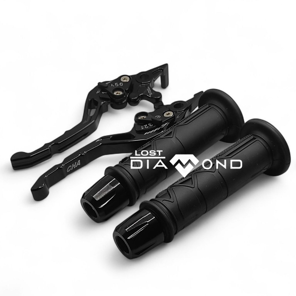 Paketan 3 Item Handgrip SHARK + Handle Rem Setelan CnC + Jalu Stang Full CNC