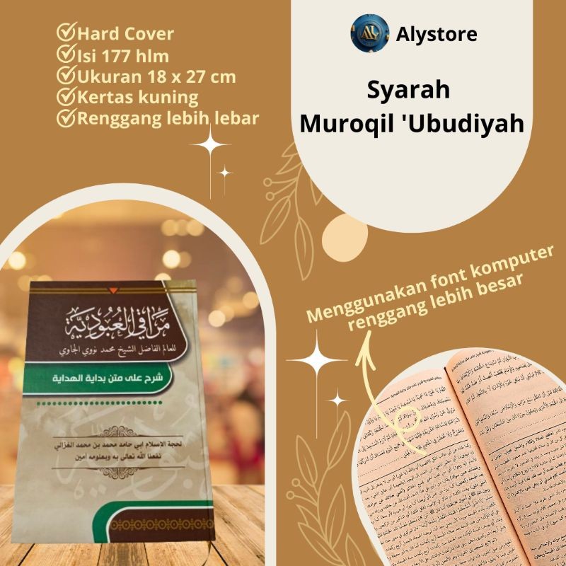 original Muroqil Ubudiyah HC lux ploso / Syarah Bidayatul Hidayah HC ploso