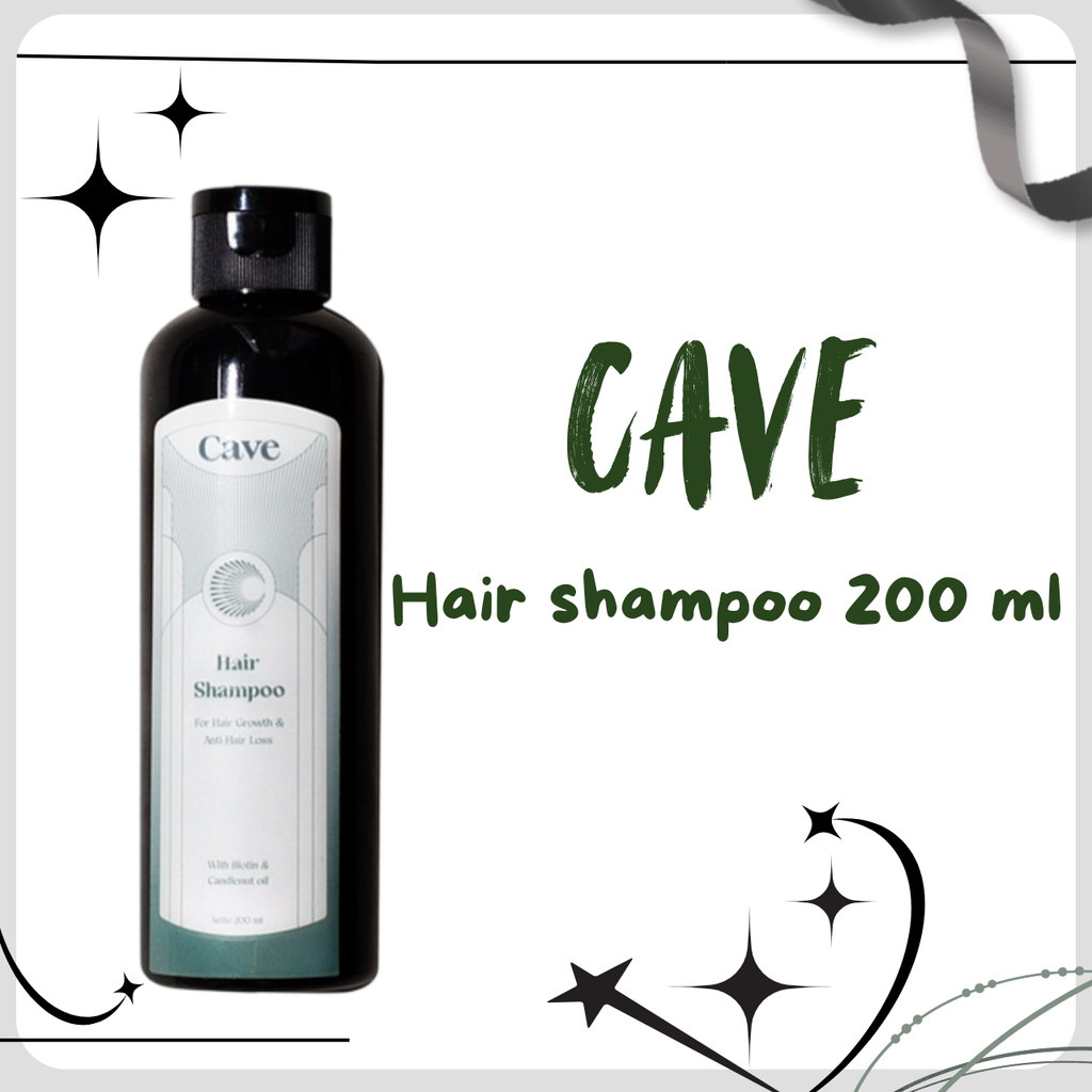 Cave Hair Shampoo 200ml/Shampoo Pria