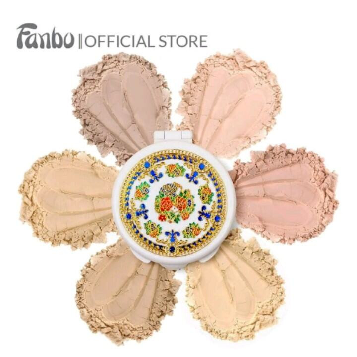 Fanbo Compact Gloria 22.5gr - Fanbo Putih Bedak Padat Plus Kaca