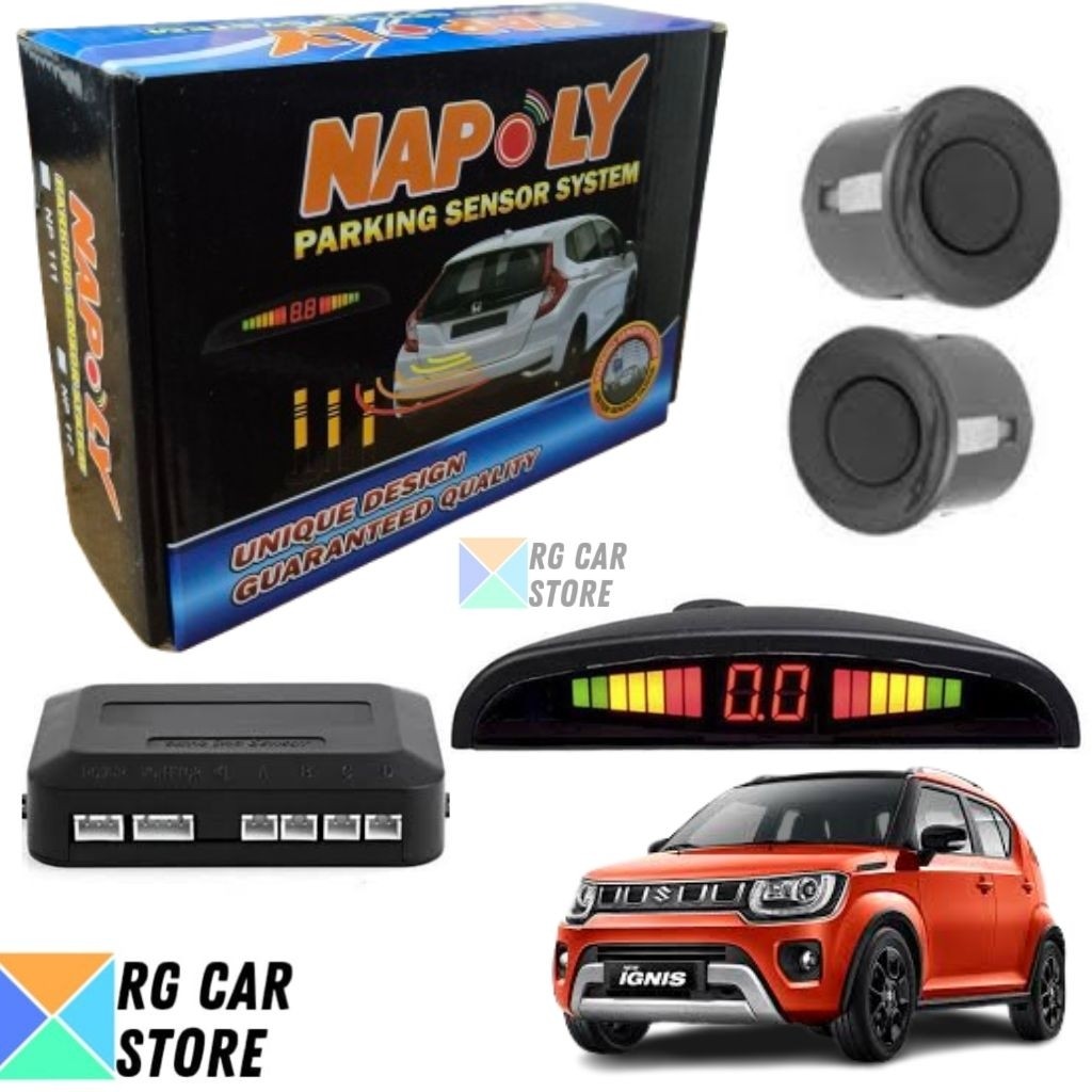 Sensor Parkir Ignis Layar Digital 2 Titik Original Napoly PnP Suzuki Ignis