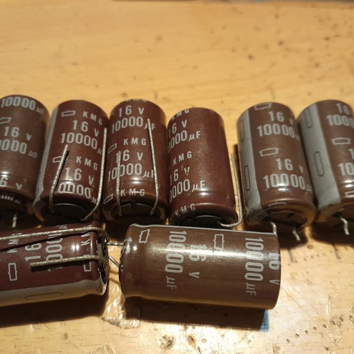 Elko Elco 10000uf 16v 10000 uf 16 v 10000uF/16v coklat BEST