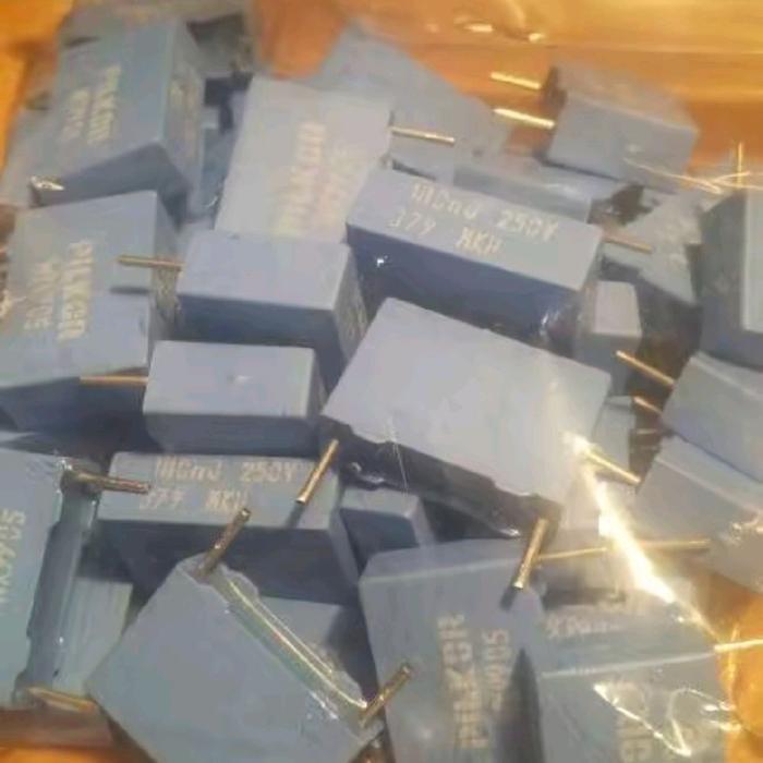 Capacitor 0.1 0.1uf 100nf 100 nf 100n 250v 100n/250v Philips (PILKOR) BERKUWALITAS...