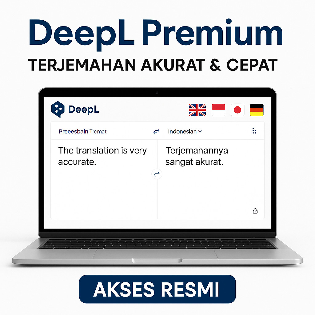 Deepl Pro Advaced + Write Pro Premium Translator Unlimited Translate