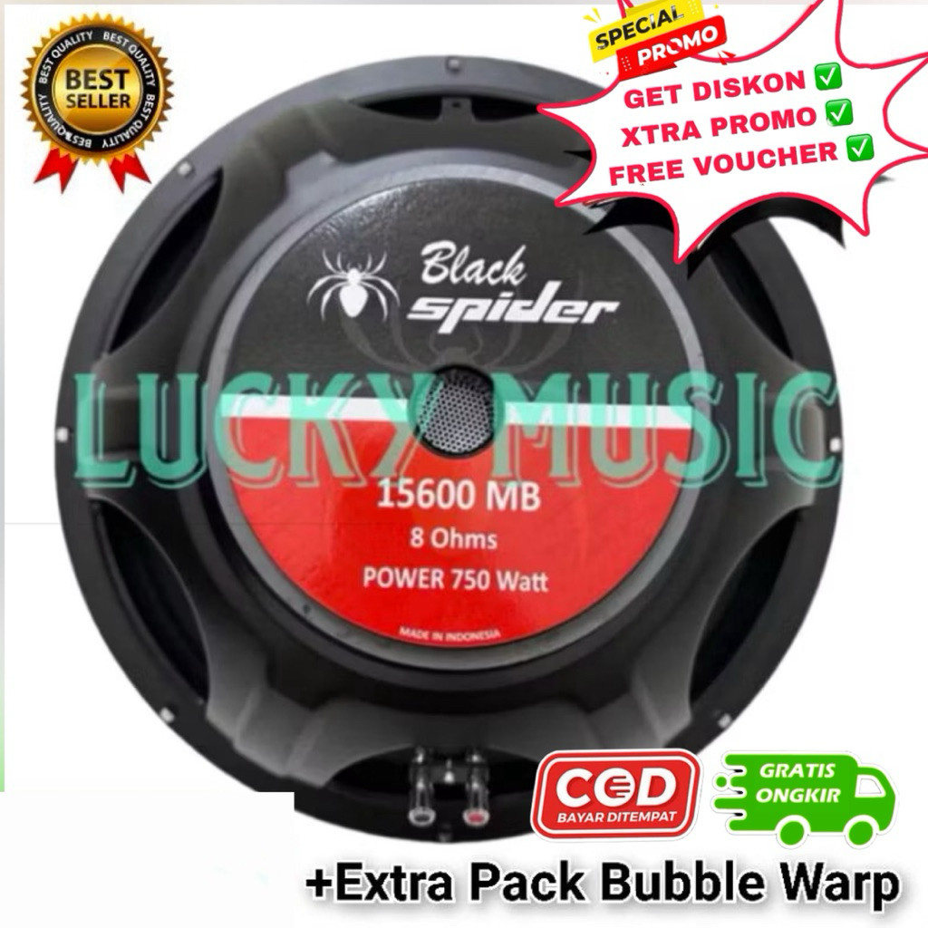 Speaker Component Black Spider BS 15400 BS 15500 BS 15600 Original 15 Inch bs15400 bs15500 bs15600