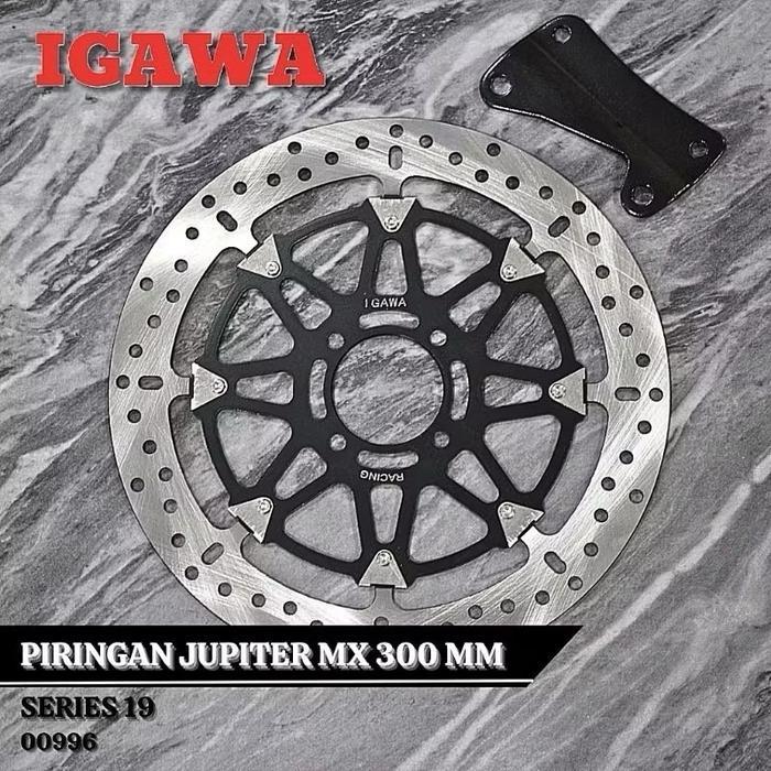 Piringan Supra X Uk 300mm Igawa Disc Cakram Depan SupraX Plus Breket Standar Ukuran 300 Seri 23 Univ