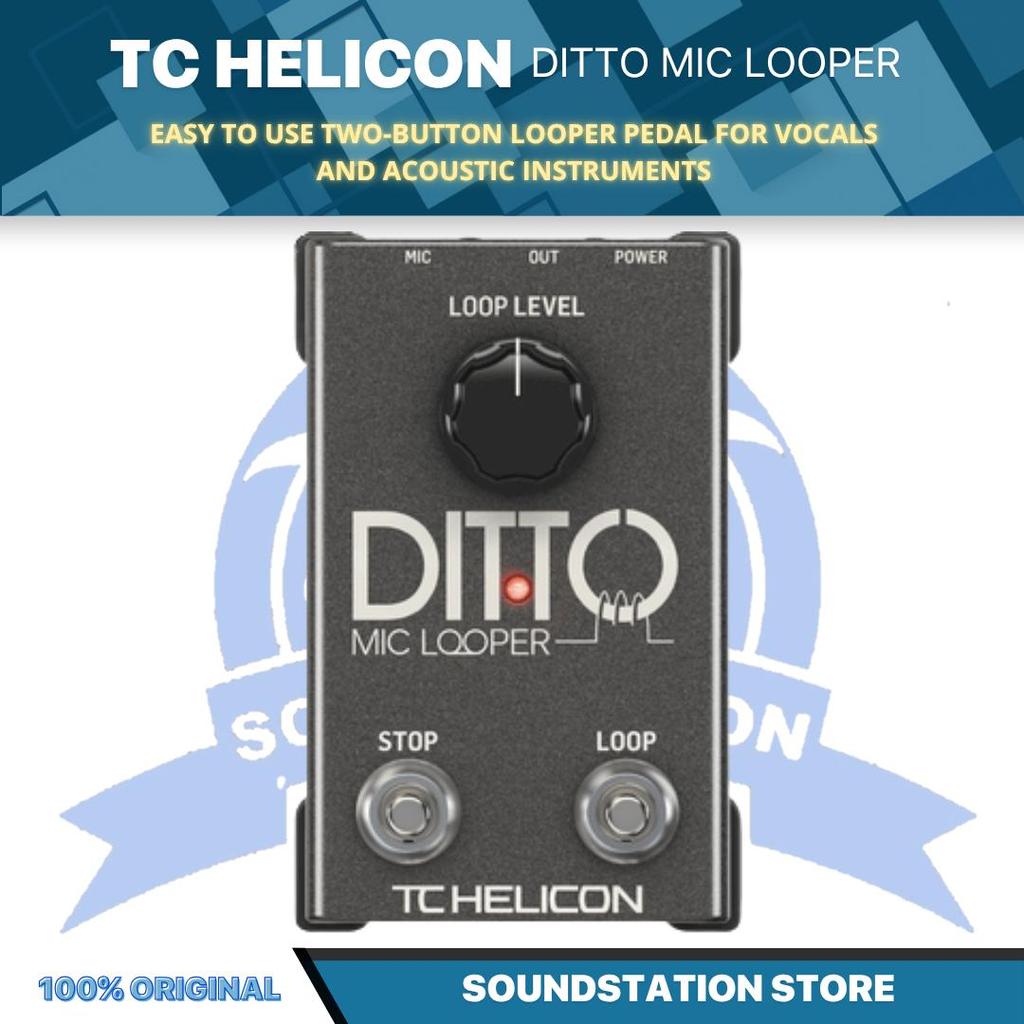 TC Helicon Ditto Mic Looper - Efek Gitar Bass Pedal