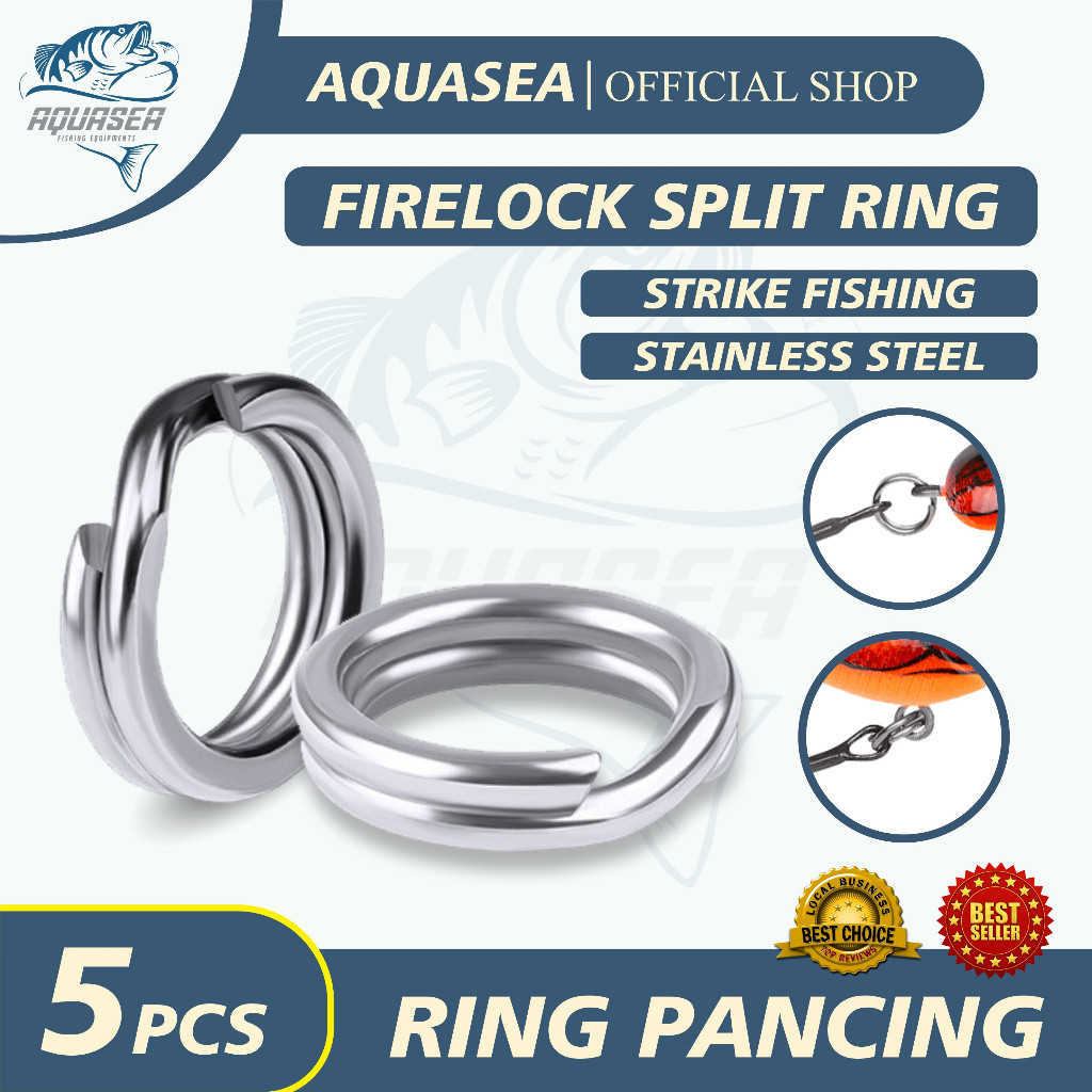 Zona Pancing Mania Split Ring Solid Ring Konektor Umpan Pancing Firelock SPLIT RING
