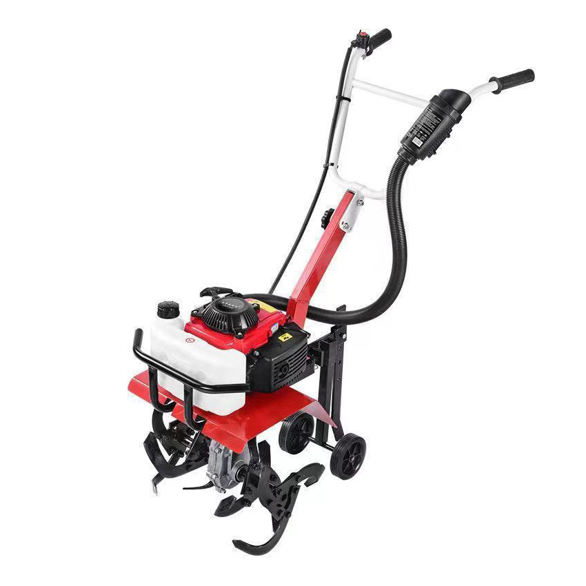 Four Stroke Rotary Cultivator Gasoline Micro-Cultivator Small tching Plowing Tilling Soil And Loosen
