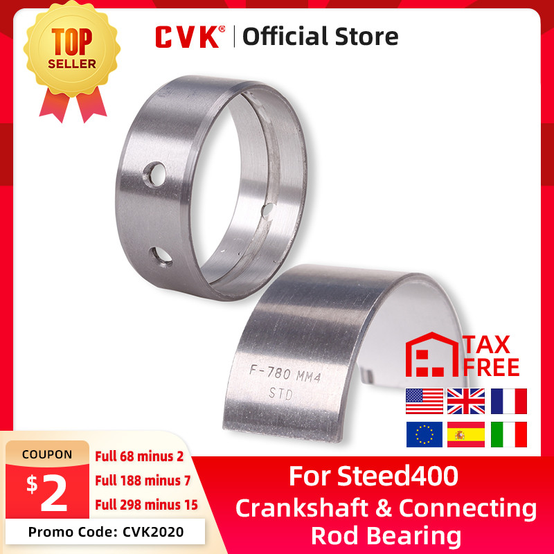 CVK Motorcycles Engine Main Crankshaft Crank Shaft Shaft Connecting Rod Bearing For Honda Steed400 S