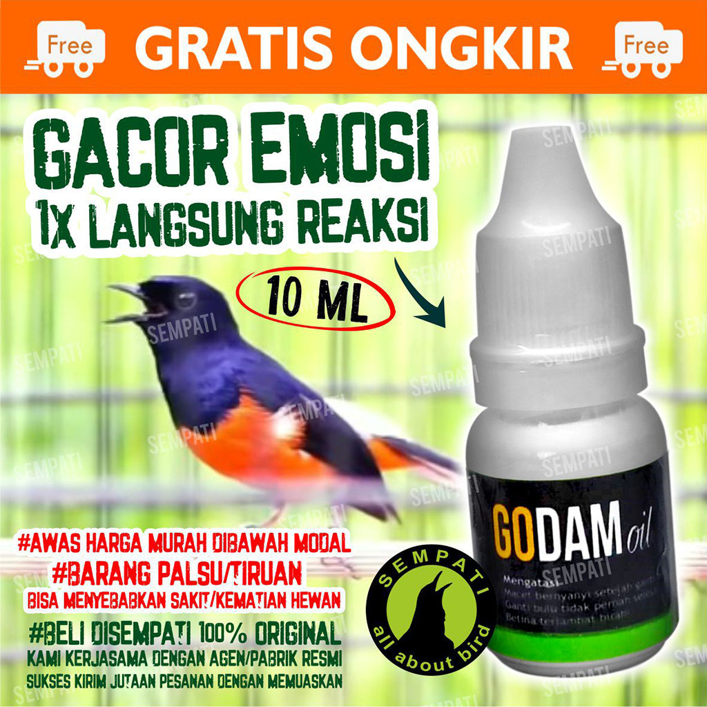 [neysasale] SEMPATI Godam Oil Metabolisme High Metabolis Obat Vitamin Doping Burung Murai Batu Pleci
