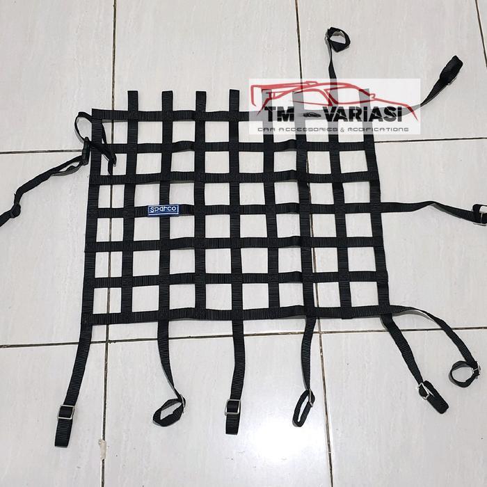 Window Cargo Net Khusus OFFROAD Jaring Pengaman Kaca Jendela - Hitam