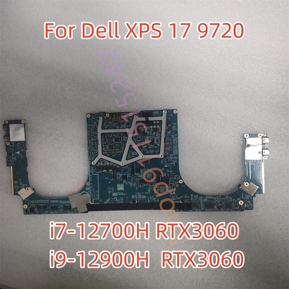 2031071 i712700Hi912900H CPU RTX3060 GPU Laptop Motherboard For Dell XPS 17 9720 Mainboard CN0W7GHH 