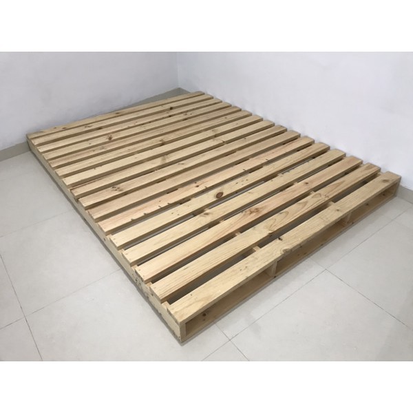Dipan Lipat Serbaguna 140 x 200 cm | Alas Dipan Tatami Papan Kasur Lipat Portable Kayu Mahoni