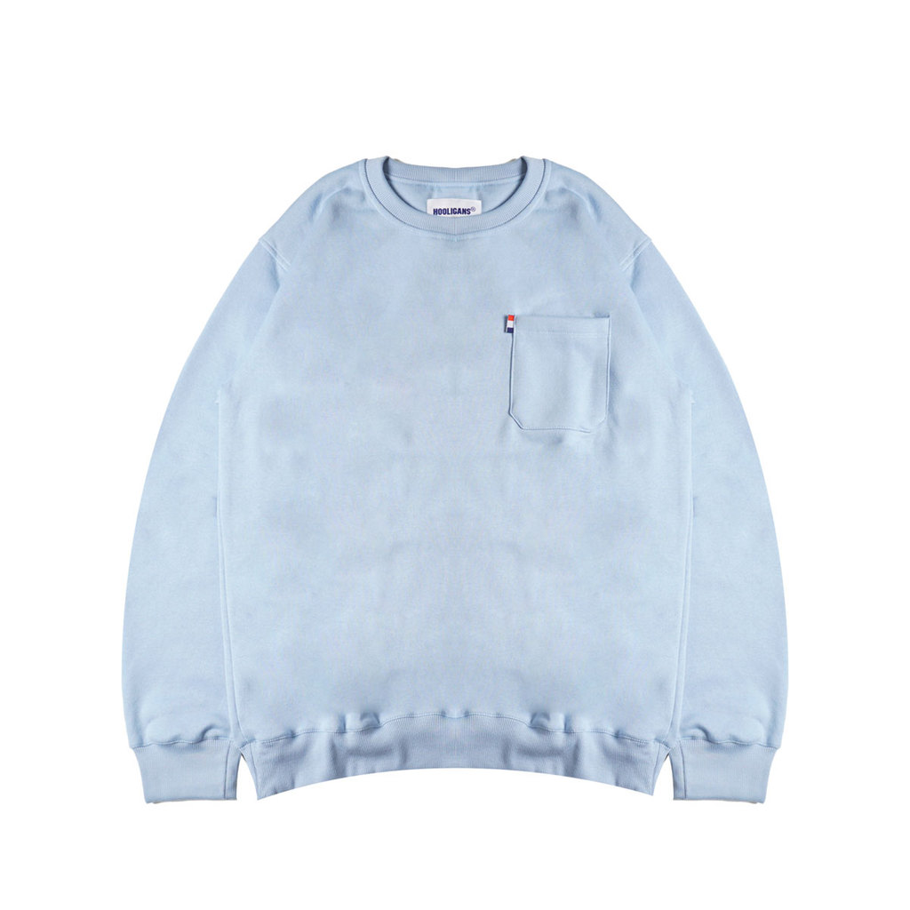 Hooligans Crewneck Bold Klein Dusty Blue
