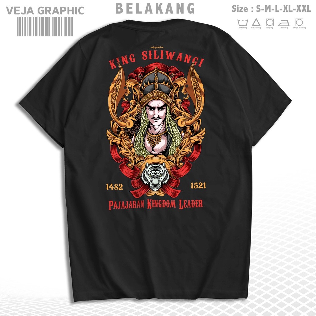 Kaos Prabu Siliwangi Pajajaran | T-Shirt Indonesia Culture Pria dan Wanita - A969