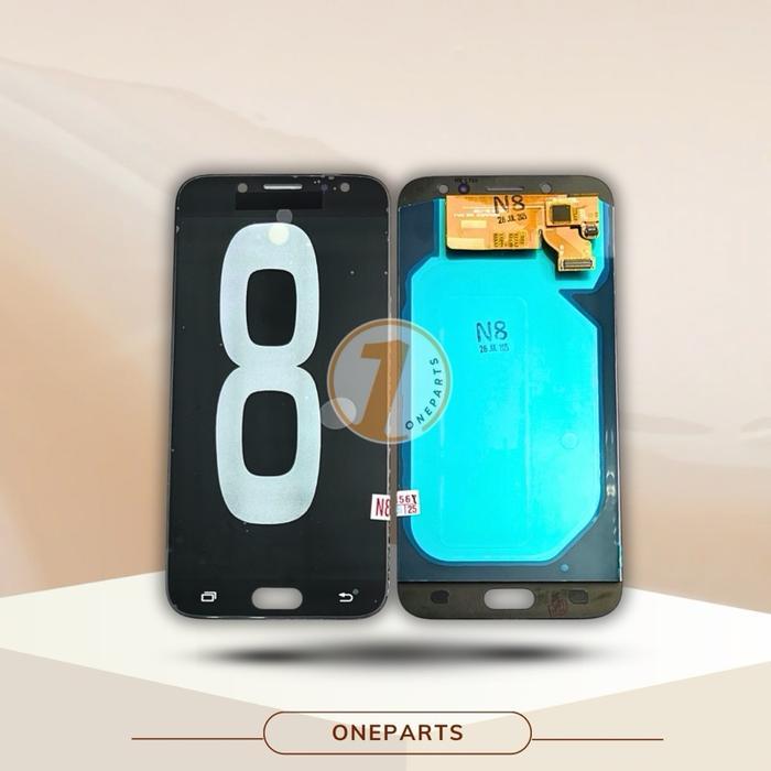 RatuCase4 LCD TOUCHSCREEN COMPATIBLE FOR SAM GLX J7 PRO J730 COMPLETE - ORI N8 HITAM