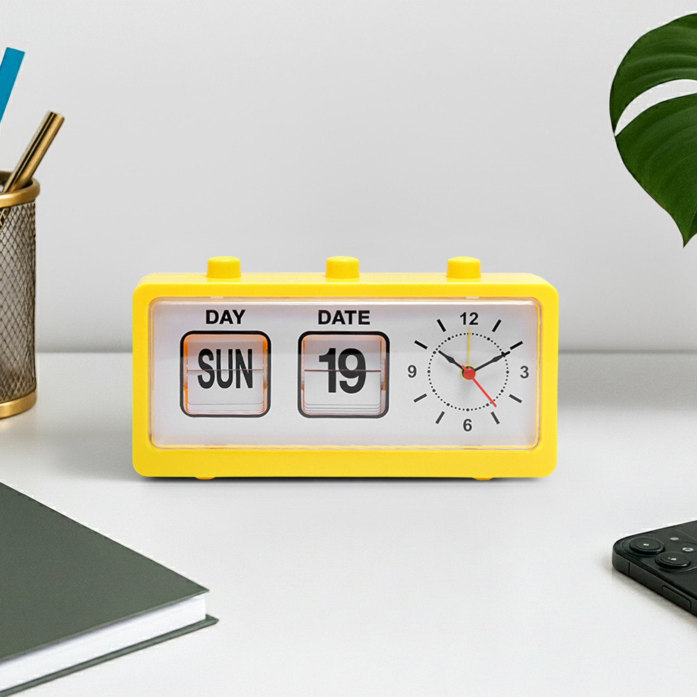 Informa Jam Weker Analog - Kuning Alarm Clock Waker Clock Jam Alarm Dekorasi Kamar Tidur