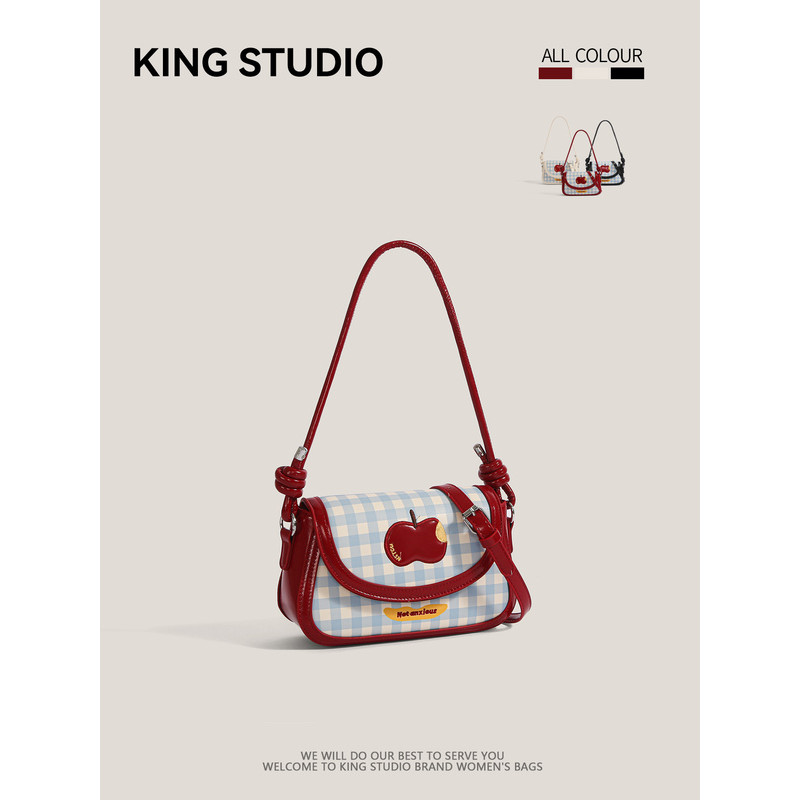 Tas Mini Apel Merah Tas Jinjing Selempang Wanita Model Terbaru 2025 Tas Ketek Serbaguna Gaya Unik