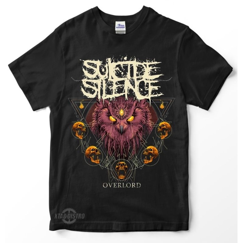 Kaos band SUICIDE SILENCE Overlord Premium tshirt kaos metal bmth deathcore