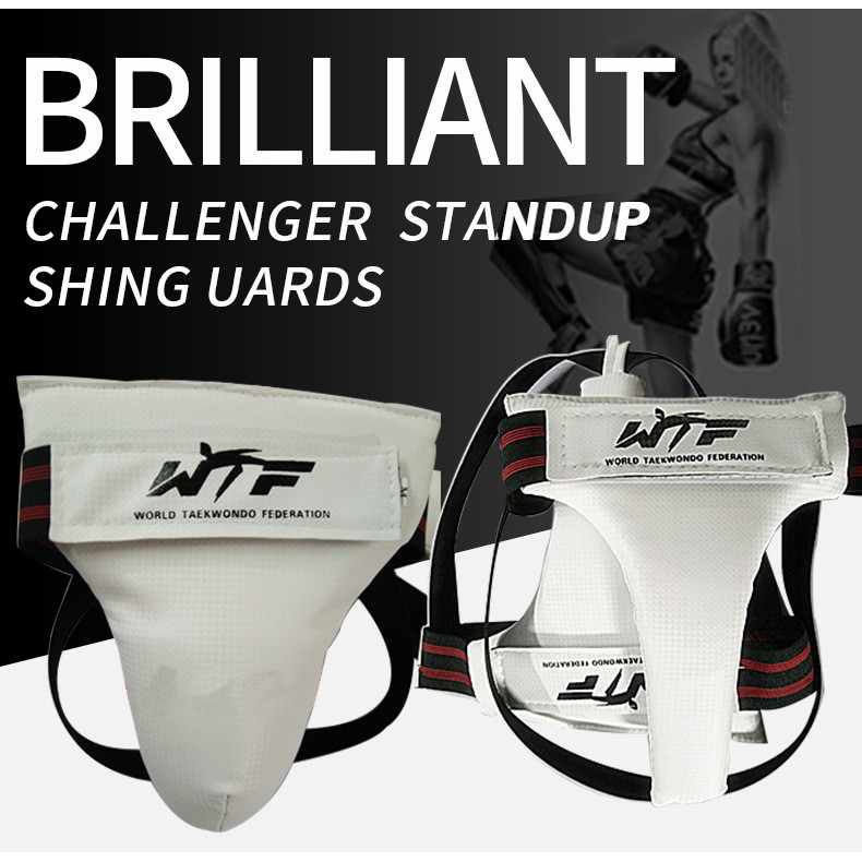 Taekwondo Crotch Protector Shin Guard Sanda Protector Taekwondo Training Gear Guard Child Adult Jock