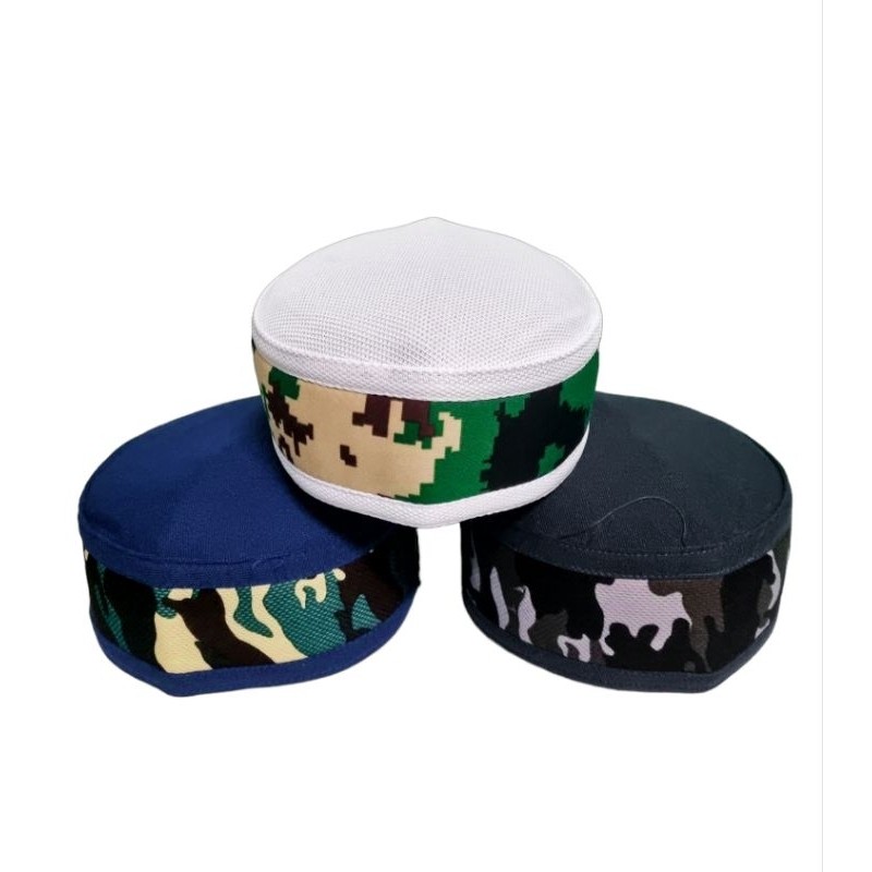 Peci Taliban Madun Loreng - Songkok Motif Army Tentara Gagah