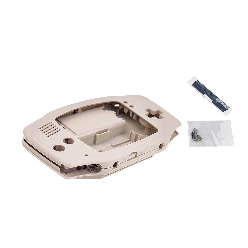 Decated IPS High Quality Clear Shell Housing With Screws Sticker For GameBoy Advance GBA Pre-Laminat