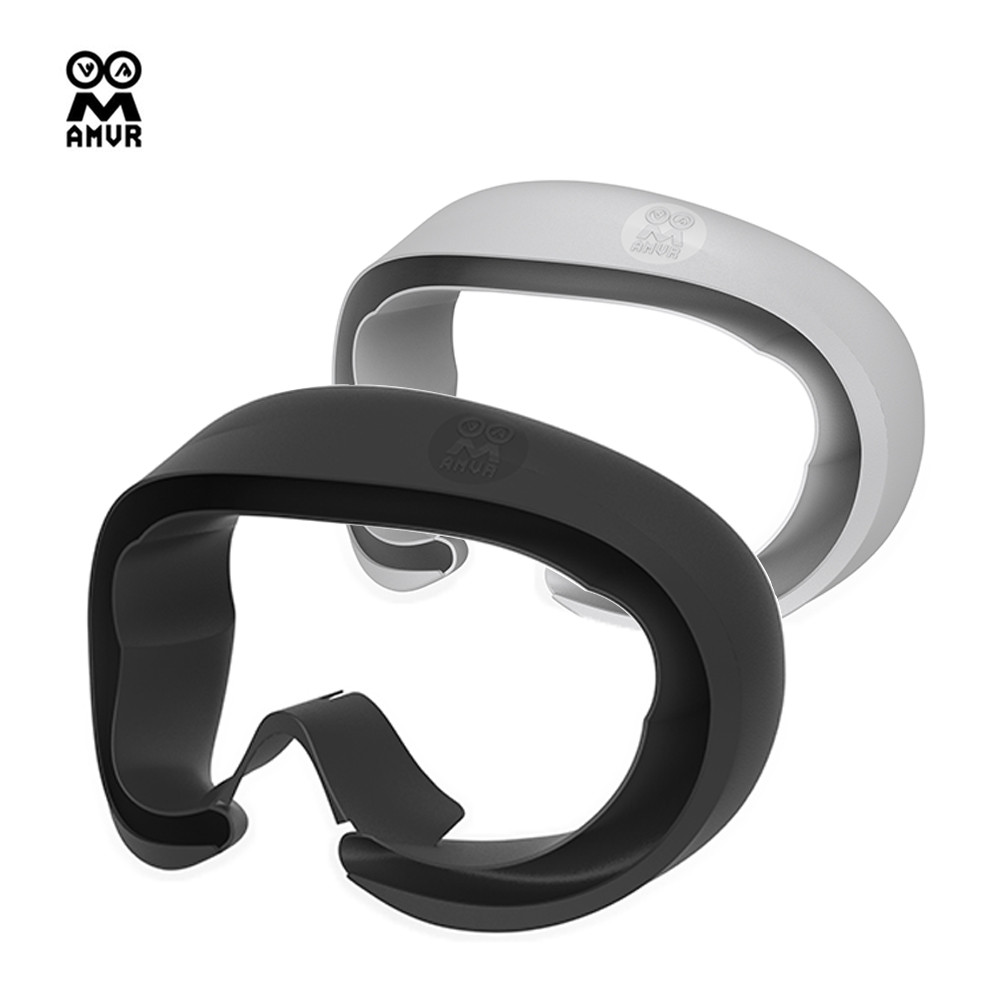 AMVR Silicone Face Cover for Pico 4/4 Ultra Comfortable Sweatproof Protective Cover Eye Mask for PIC