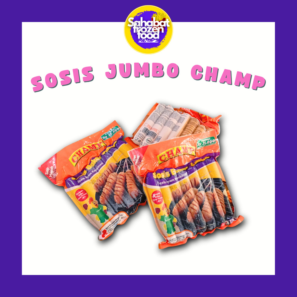 Champ Sosis Jumbo / Sosis Bakar Ayam 500gr
