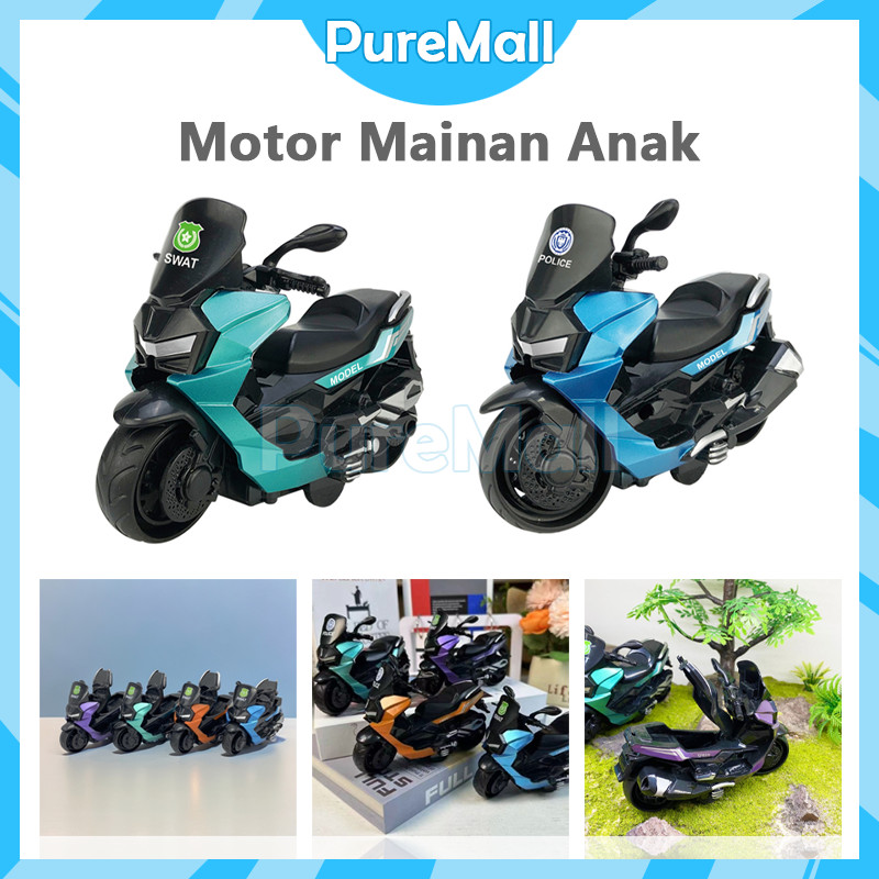 Mainan Motor Balap Motor Mainan Anak Inersia