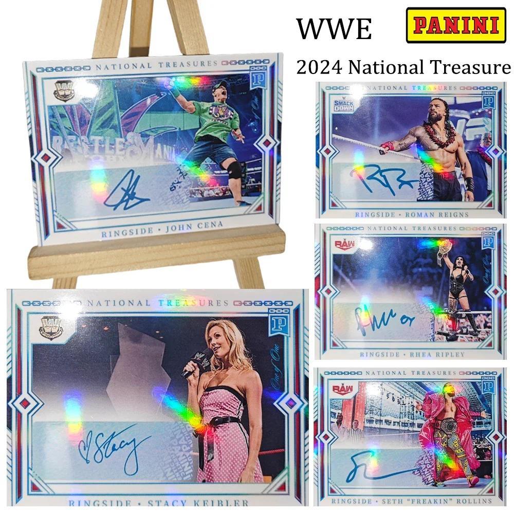 Panini 2024 WWE national treasure Collectible cards Steve Austin John Cena The Undertaker Roman Reig