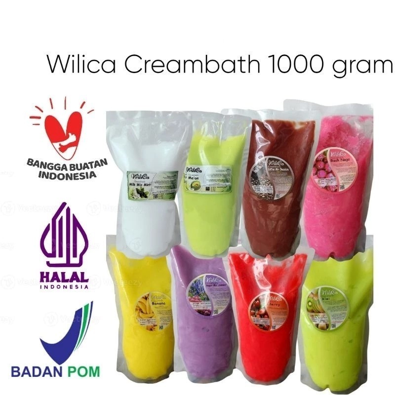 Wilica Creambath Buah 1000grm - Creambath Varian Buah