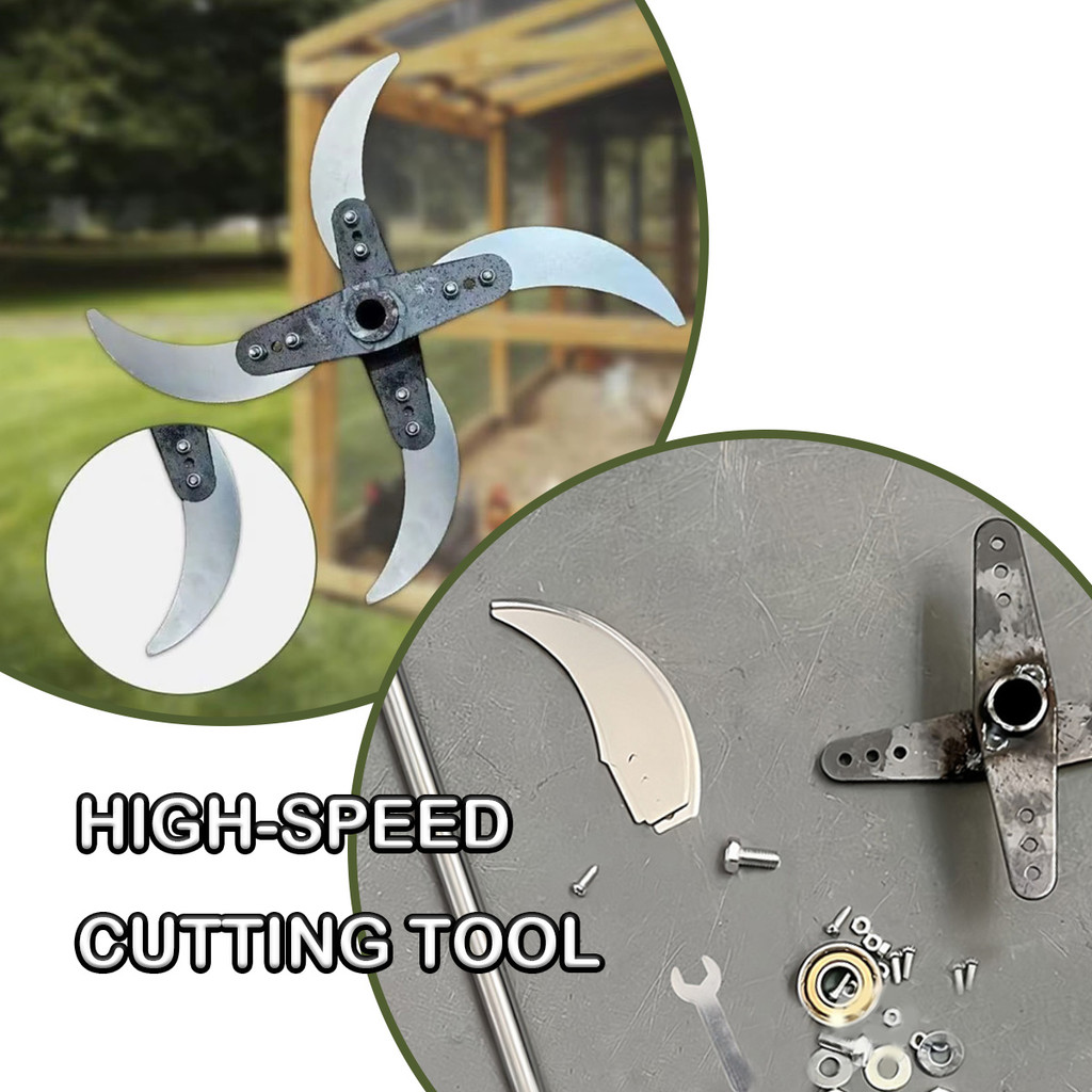 Pisau mesin cacah rumput dinamo untuk dinamo dan stick bor Cacah rumput pakan ternak Bor Listrik Mod