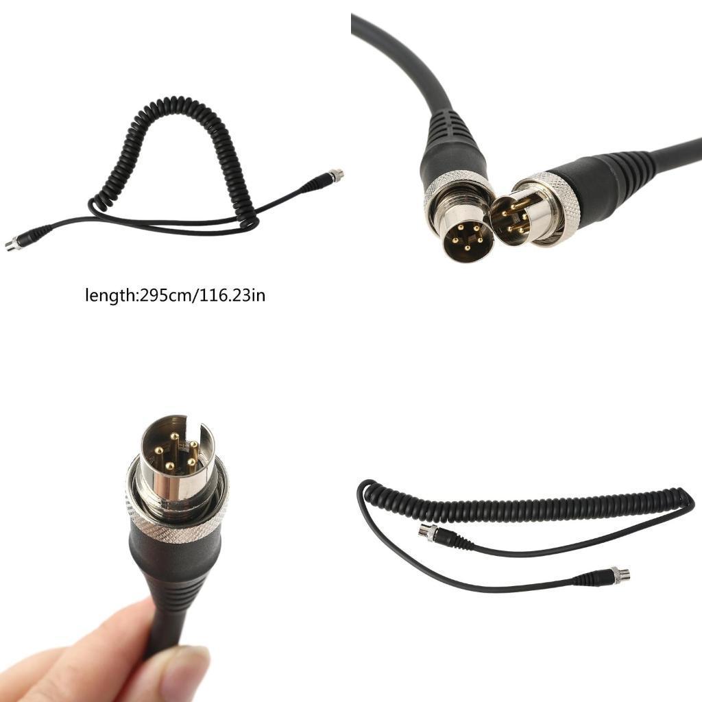 652F GFX7000/4500/5000 Spring Power Cable Black for Professional Gold Metal Detector