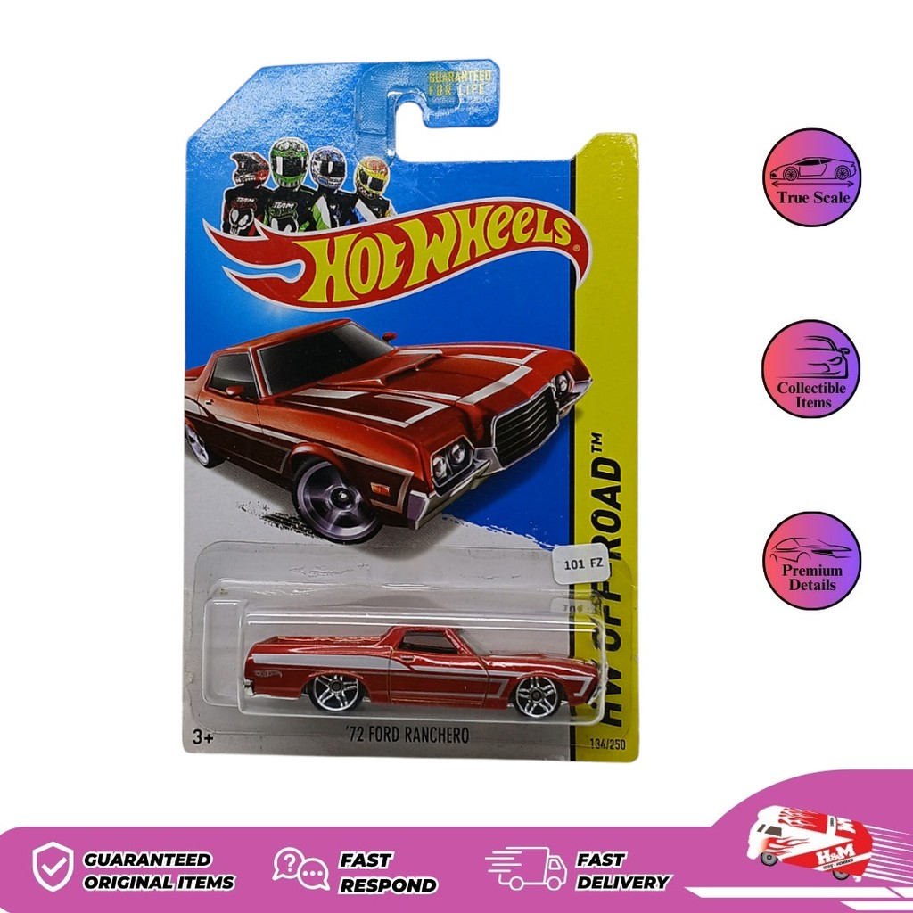 Hot Wheels '72 Ford Ranchero - 101FZ-FZ1