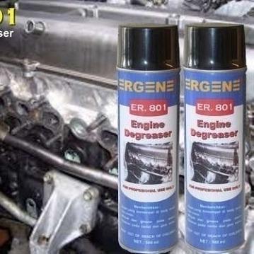 ERGENE Pembersih Kerak Membandel Mesin ER.801 Degreaser Solvent 500ml Aerosol untuk Industri & Kelau