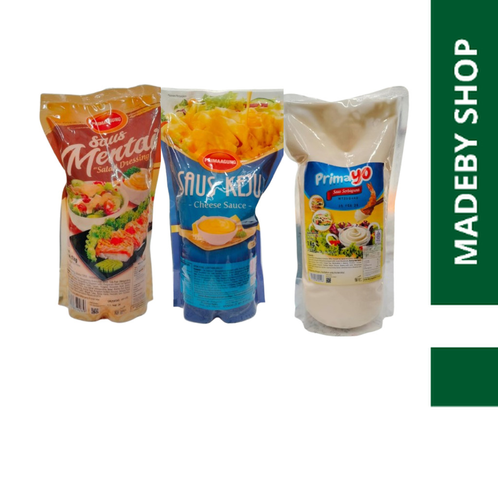SAUS MENTAI PRIMA AGUNG SAUS SAUS KEJU PRIMAYO 1 KG