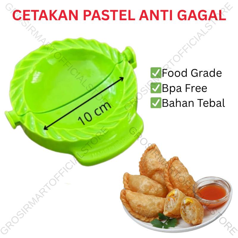 GM Cetakan Pastel Pangsit Goreng Bahan Plastik Food Grade BPA Free Ukuran 8cm dan 10cm