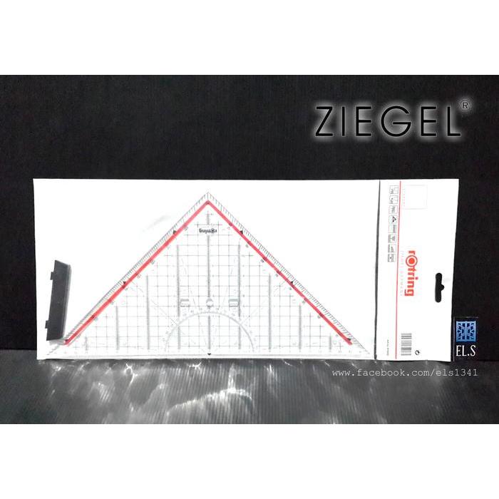 OFILE Ziegel - Penggaris Segitiga Pegangan