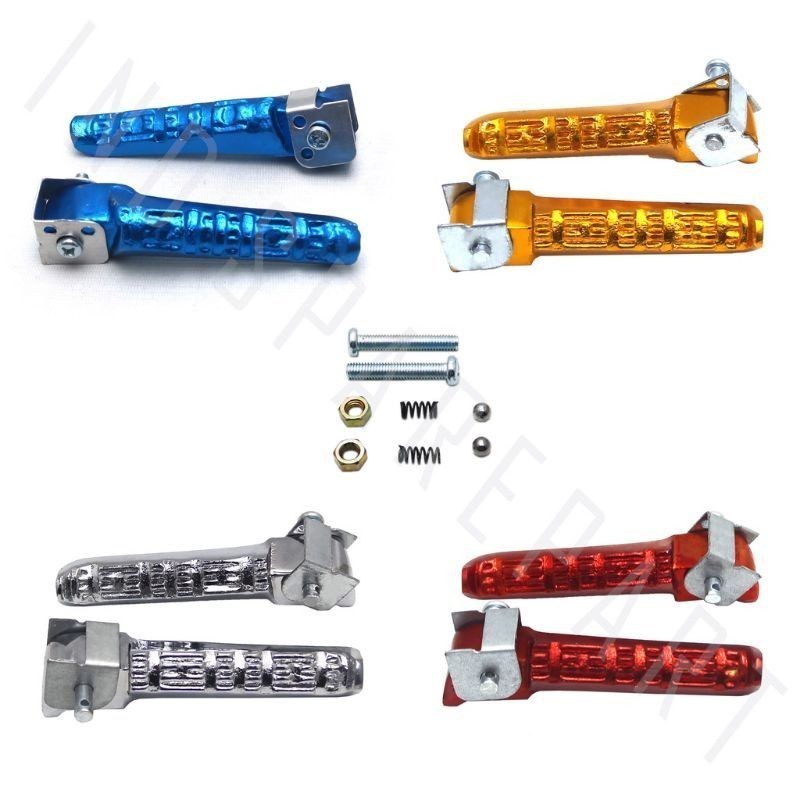 FOOTSTEP BELAKANG VIXION NEW VIXION OLD WARNA CROME MERAH BIRU GOLD