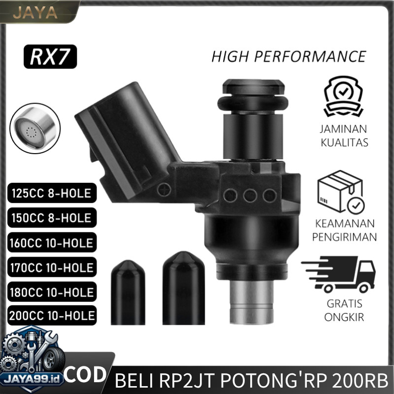 Injektor RX7 Racing Bore Up 125cc 150cc 160cc 170cc 180cc 200cc All Type Honda Series Vario Beat Pcx