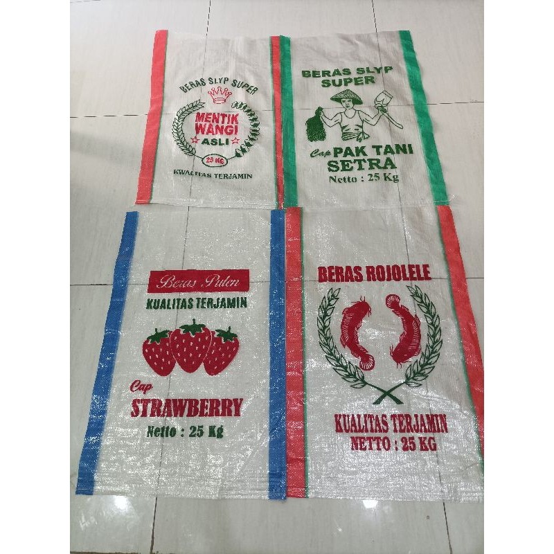 [BINTANG JUWARA] Karung beras 25 kg cap isi 50 lembar