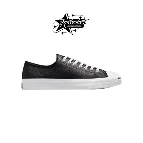 Sepatu  Converse Jack Purcell Low Leather Black White Leather  Original   Unisex