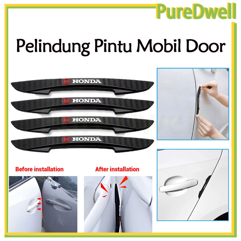 4pcs pelindung pintu mobil door / pelindung pintu mobil karet pelindung handle pintu mobil/guard pro