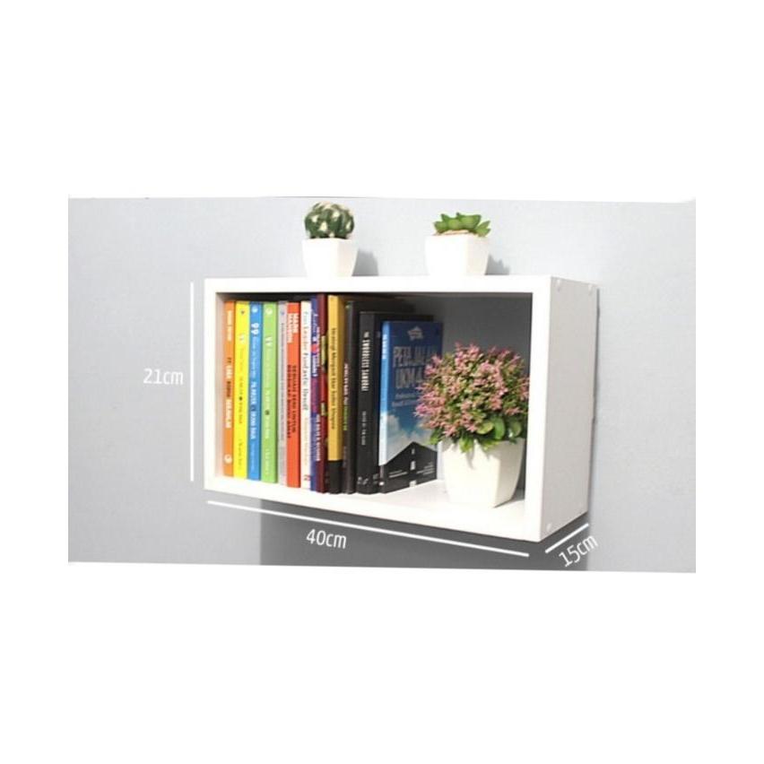 Livique Home K932 Rak Dinding Minimalis Kotak / Rak Buku Minimalis Rak Gantung