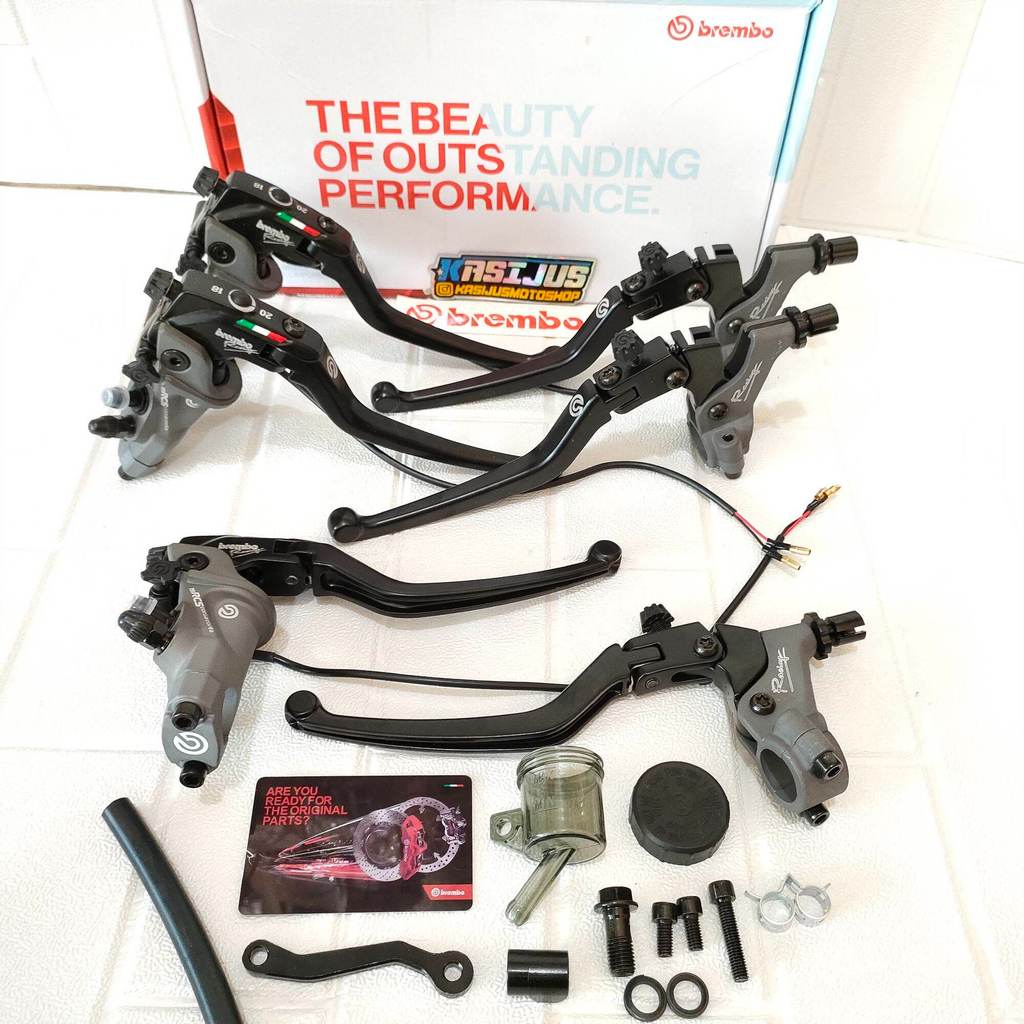 master rem Brembo rcs 19 corsacorta original vietnam satu set kanan kiri kopling rem belakang