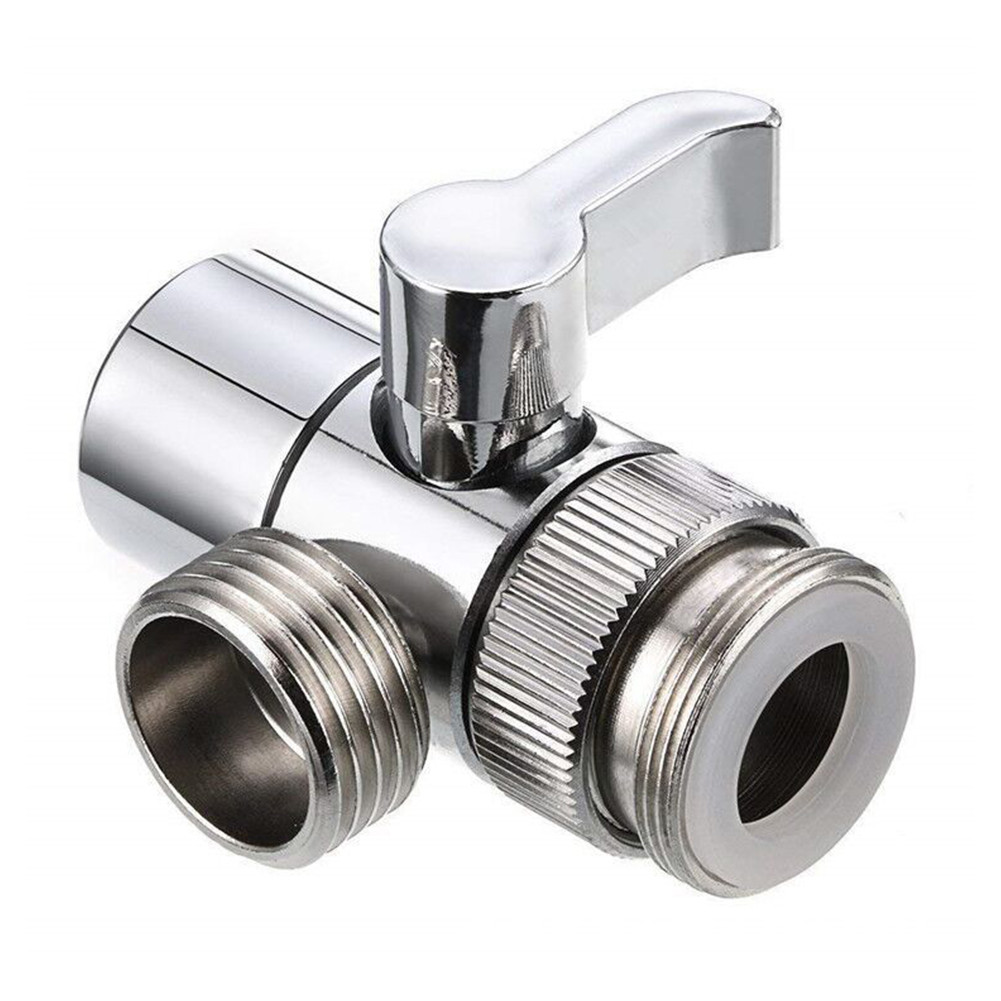 3 Way Sink Splitter verter Valve Copper Faucet verter Valve Easytotall Faucet Splitter Valve for Sho