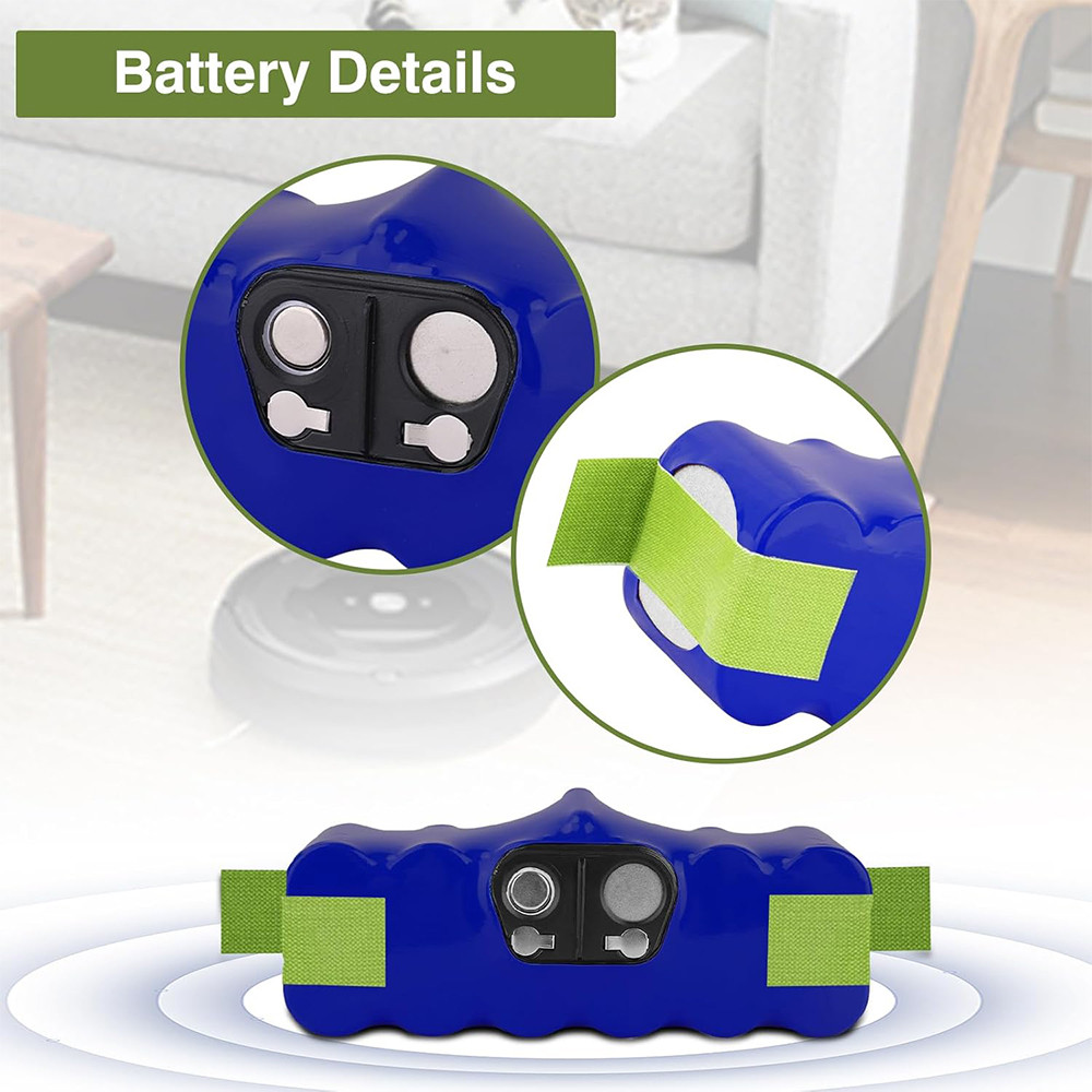 New 14.4V 12800mAh Ni-MH Replacement Battery for irobot Roomba 500 600 700 800 900Series 585 595 600